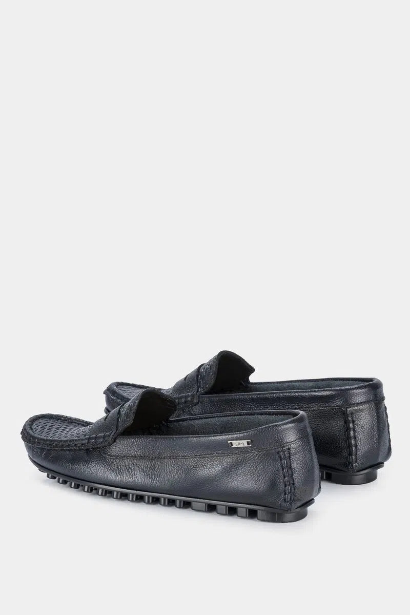 Mocasines denver de cuero para mujer grabado con placa