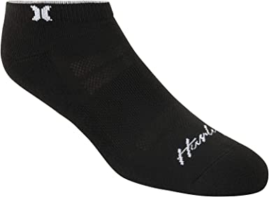Calcetines de mujer Hurley 6PK Blanco y negro