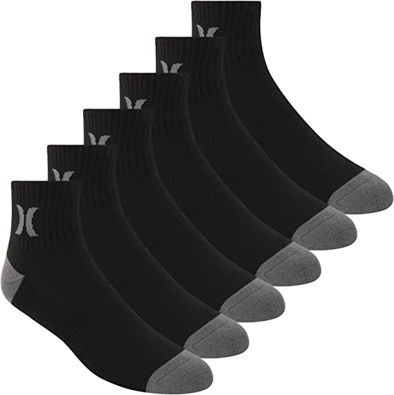 Calcetines de hombre Hurley 6PK negros