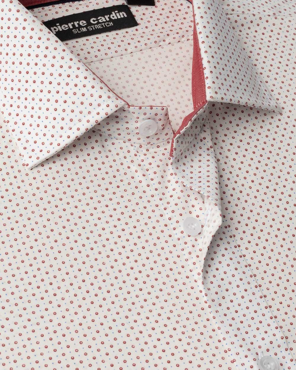 CAMISA COMFORT STRETCH DISEÑO MANGA LARGA BLANCO