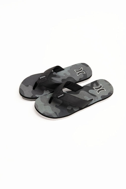 Sandalias de hombre Hurley negro heather