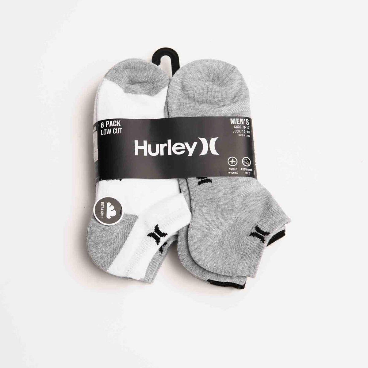 Calcetines de hombre Hurley 6PK blanco/multi —