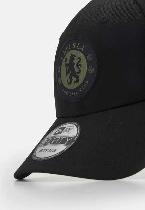 Chelsea FC Lion Crest Black 9FORTY Adjustable